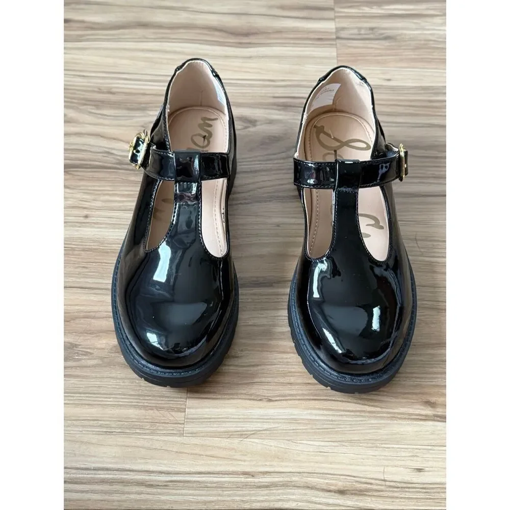 Sam Edelman Taelor T-Strap Mary Jane Shoe Kids Girls size 3